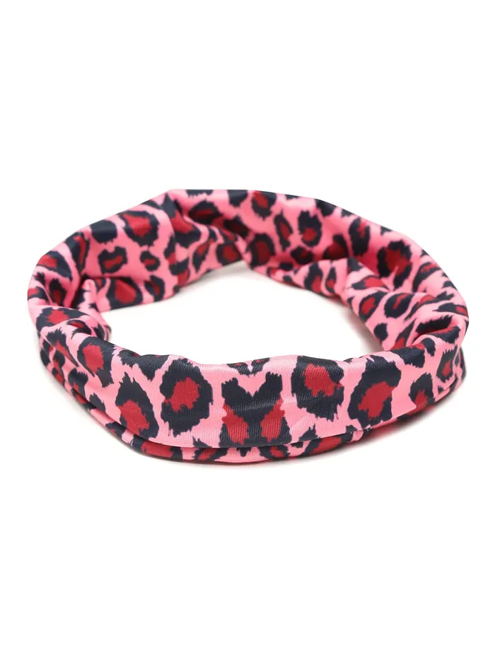 Yellow Chimes Yellow Chimes Head Bands for Girls Headbands for Women Pink Fabric Broad Headband Hair Accessories for Women and Girls Necklaces