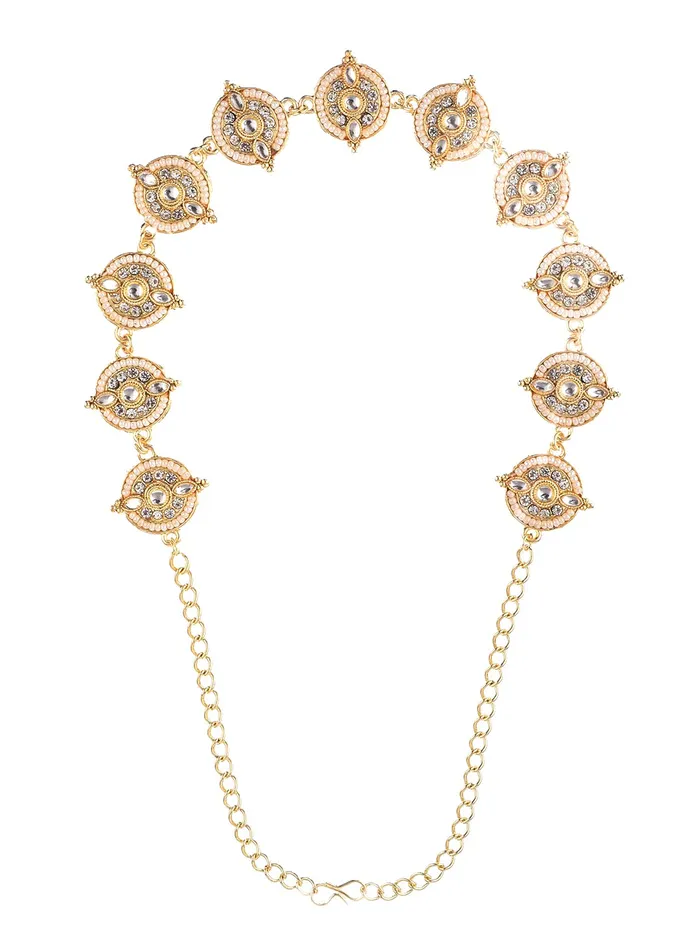 Yellow Chimes Yellow Chimes Head Chain for Women Traditional Headband Gold Plated Kundan Studded Hairband Matha patti Jewellery Necklace for women and Girls Necklaces Yellow Chimes Yellow Chimes Head Chain for Women Traditional Headband Gold Plated Kundan Studded Hairband Matha patti Jewellery Necklace for women and Girls Necklaces