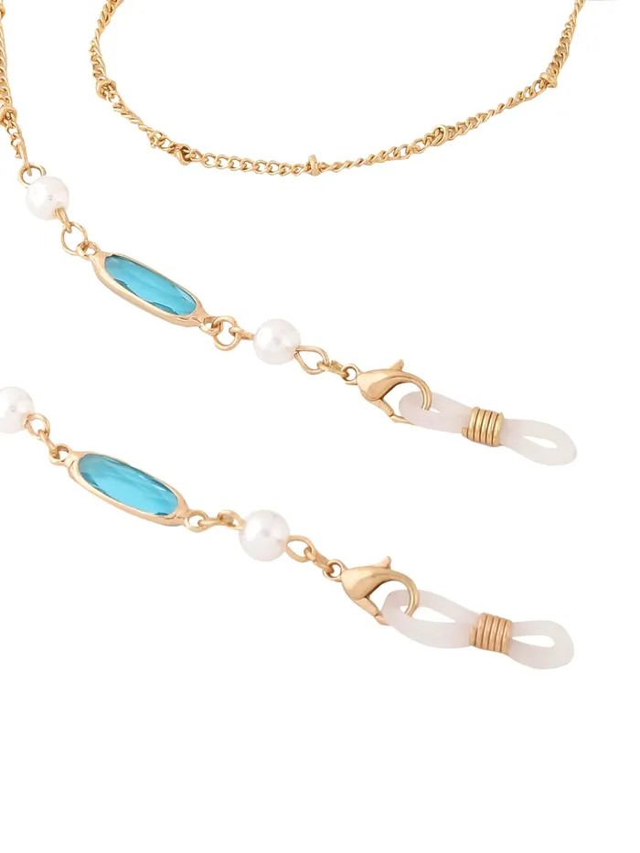 Yellow Chimes Yellow Chimes Sunglasses Chain for Women Eyeglasses Chain Multicolor Beadded Face Mask Chains Sunglasses AccessoriesSunglasses Lanyard for Girls and Women Model5 Necklaces