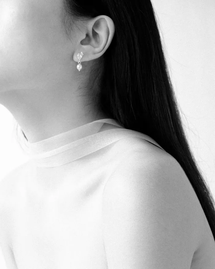 Zaia Irregular Grape Fresh Water Pearl Stud Earrings MYJN Earrings
