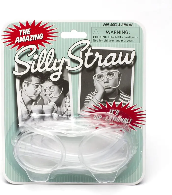 Zibbers Earrings Silly Straws